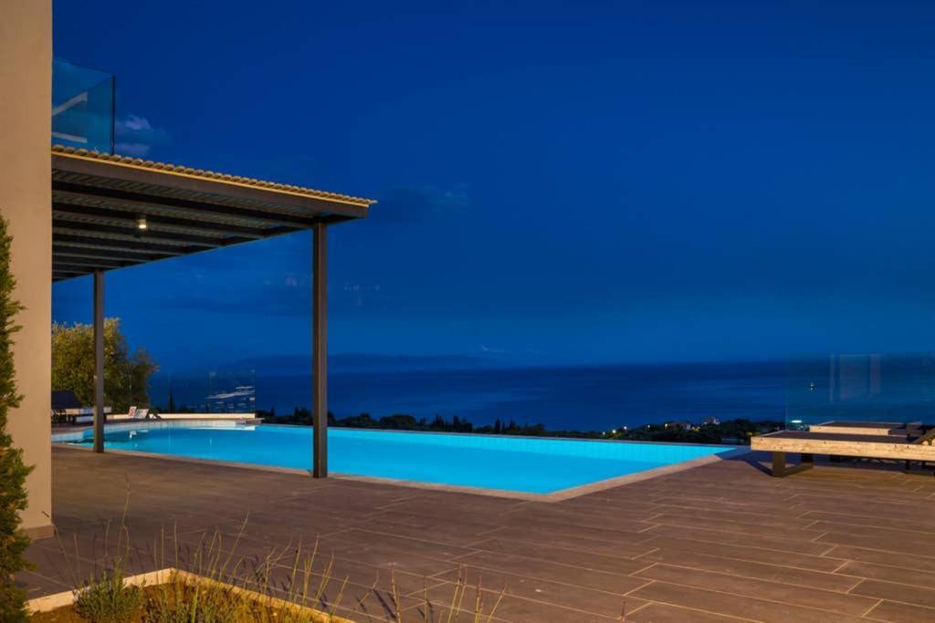 New Villa Blue With Private Pool At Trapezaki Livathos (Kefalonia) Exterior foto