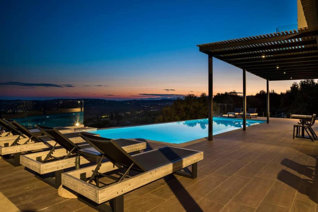 New Villa Blue With Private Pool At Trapezaki Livathos (Kefalonia) Exterior foto