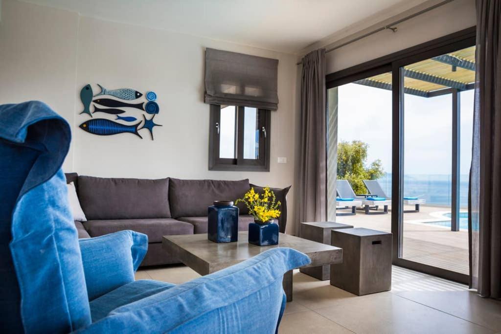 New Villa Blue With Private Pool At Trapezaki Livathos (Kefalonia) Exterior foto